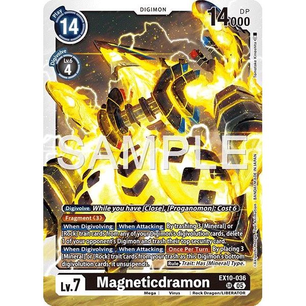 Image for Magneticdramon (EX10-036 SR) (EX10) - Digimon Card Game