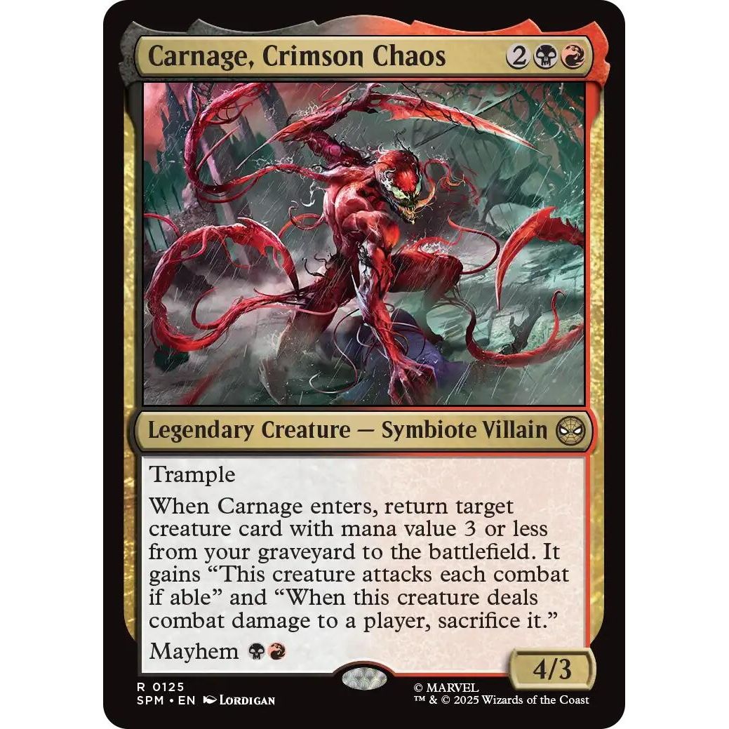 Image for Carnage, Crimson Chaos (125) (SPM) - Magic: The Gathering