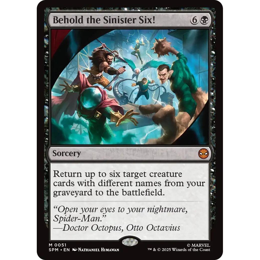 Image for Behold the Sinister Six! (51) (SPM) - Magic: The Gathering