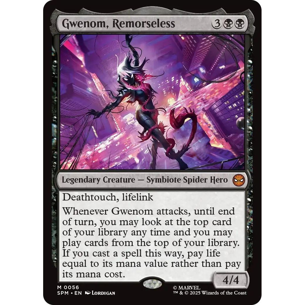 Image for Gwenom, Remorseless (56) (SPM) - Magic: The Gathering