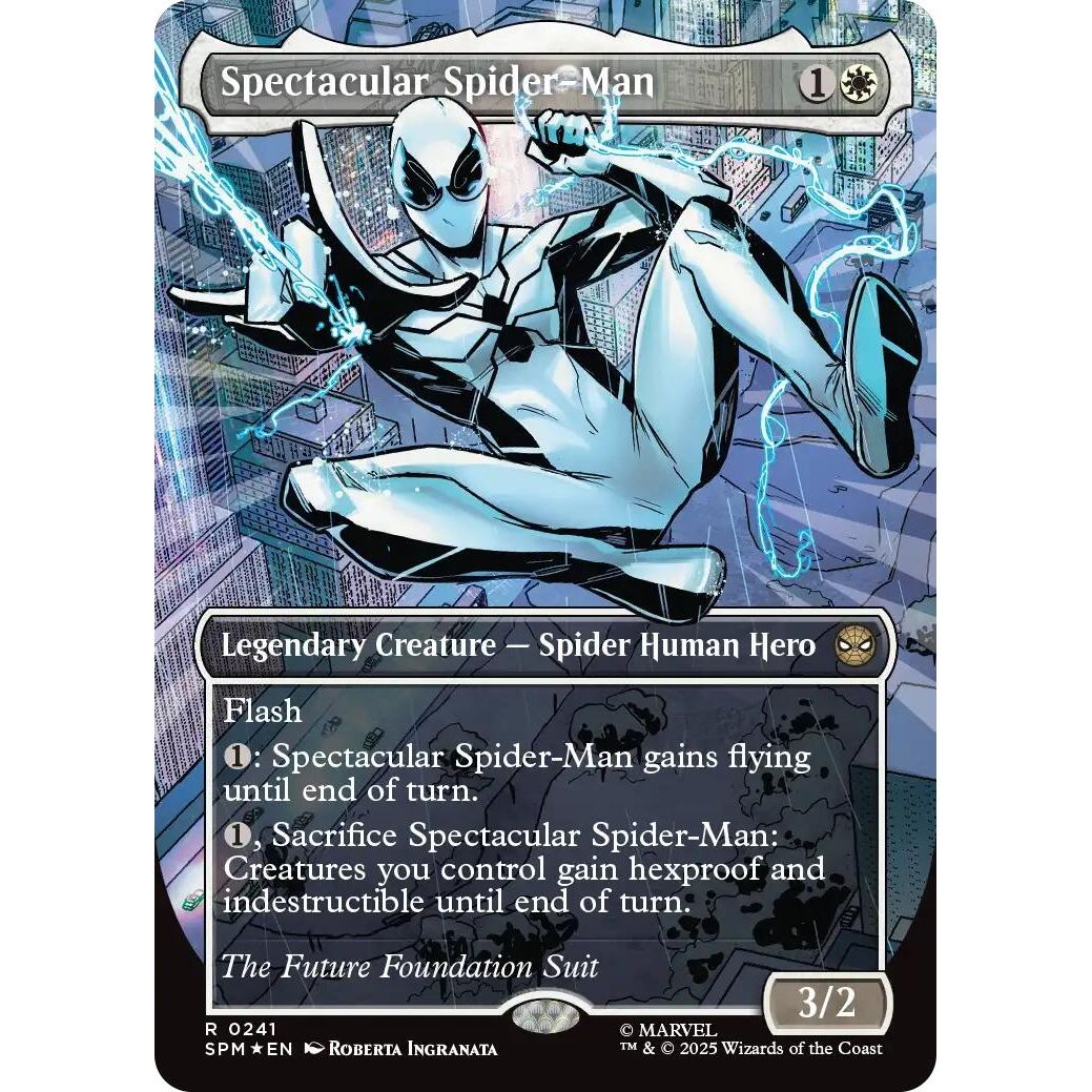Image for Spectacular Spider-Man (0241) (Borderless) (Textured Foil) (241) (SPM) - Magic: The Gathering