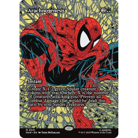 Image for Arachnogenesis (Borderless) (31) (MAR) - Magic: The Gathering