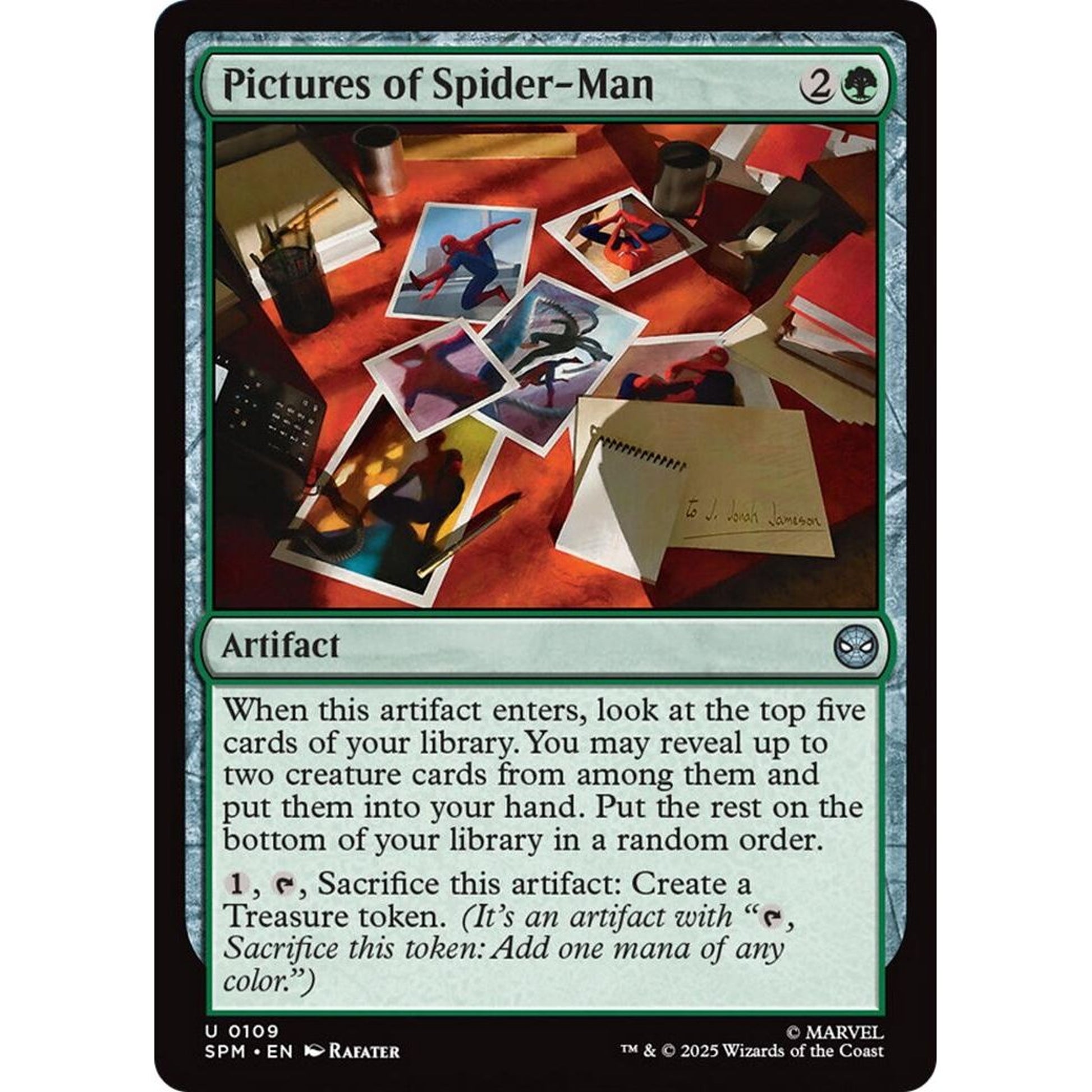 Image for Pictures of Spider-Man (109) (SPM) - Magic: The Gathering
