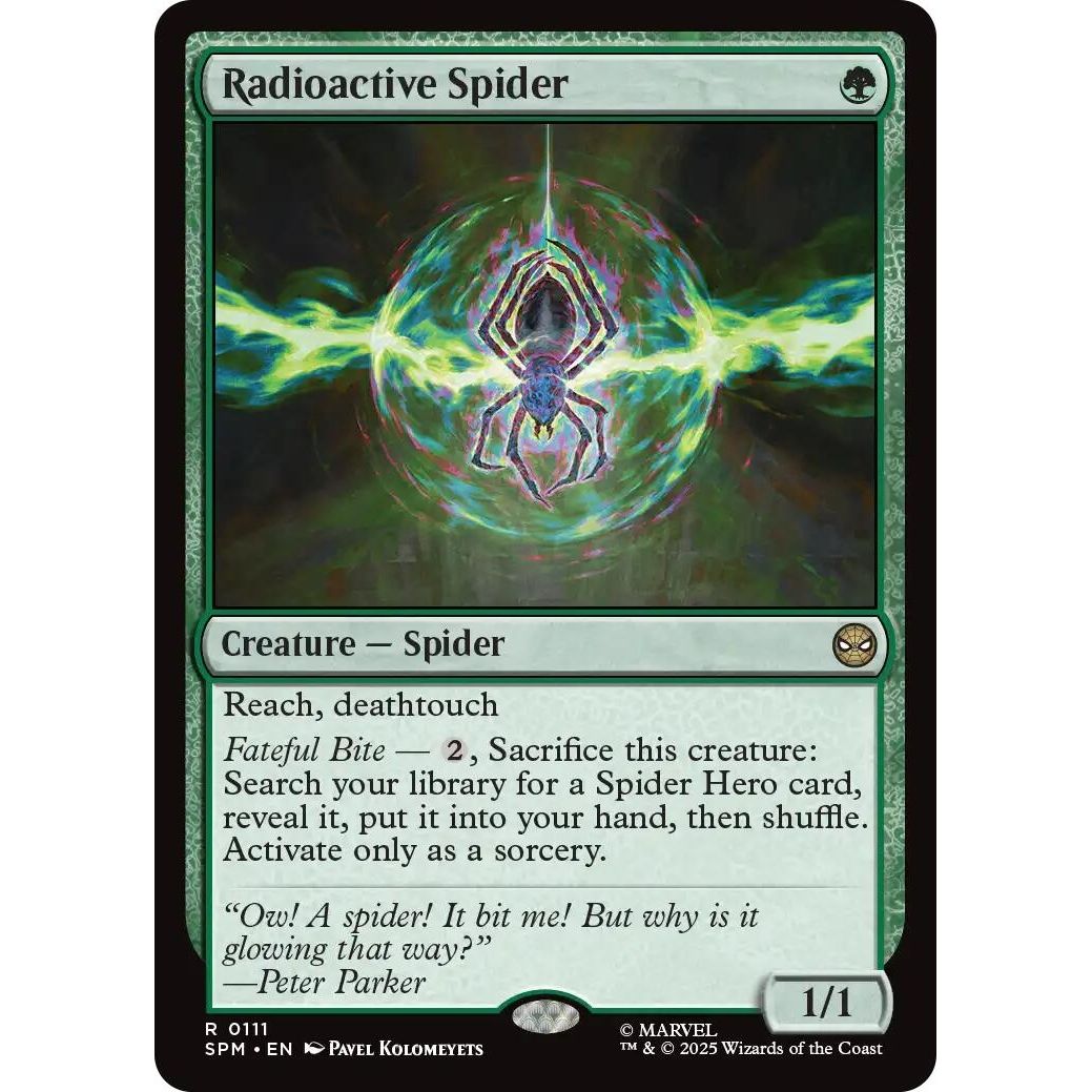 Image for Radioactive Spider (111) (SPM) - Magic: The Gathering