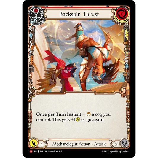Image for Backspin Thrust (SUP254) (SUP) - Flesh and Blood TCG