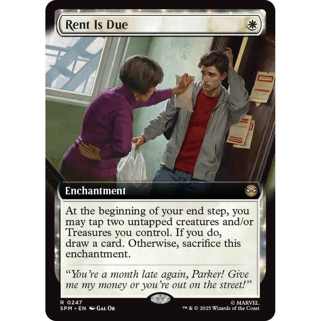 Image for Rent Is Due (Extended Art) (247) (SPM) - Magic: The Gathering