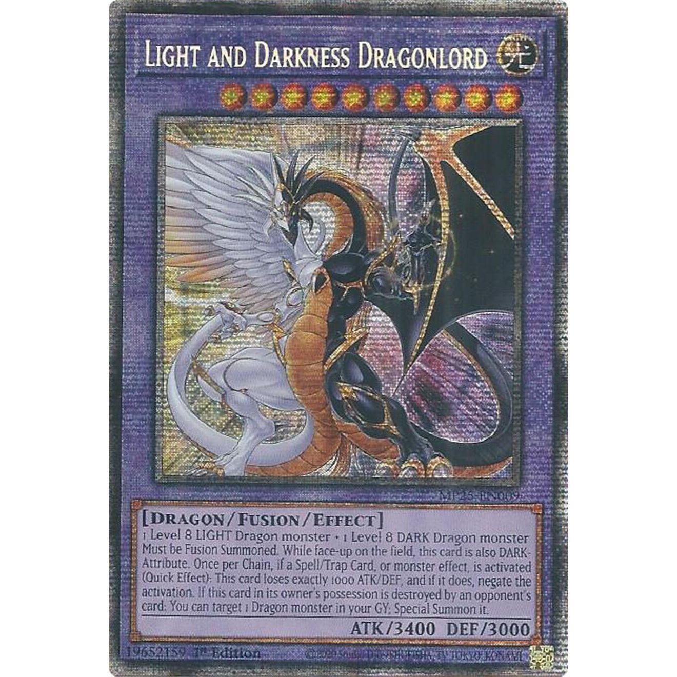 Image for Light and Darkness Dragonlord (MP25-EN009) (MP25) - YuGiOh