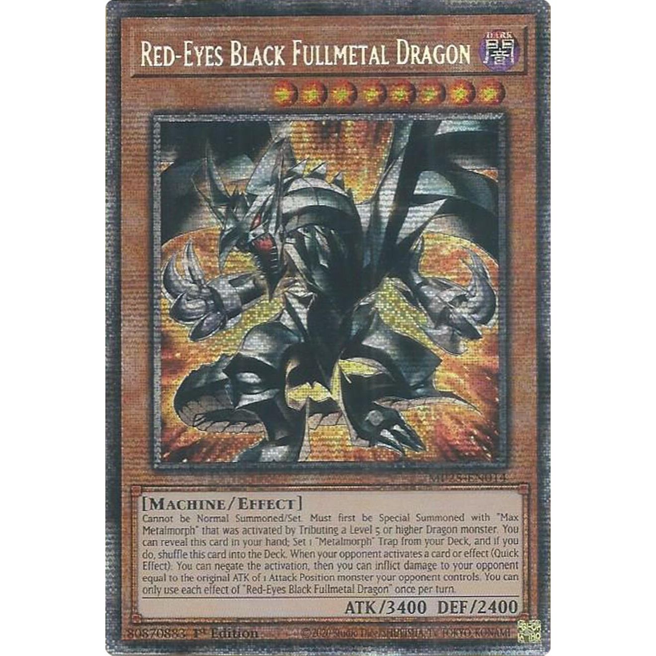 Image for Red-Eyes Black Fullmetal Dragon (MP25-EN014) (MP25) - YuGiOh