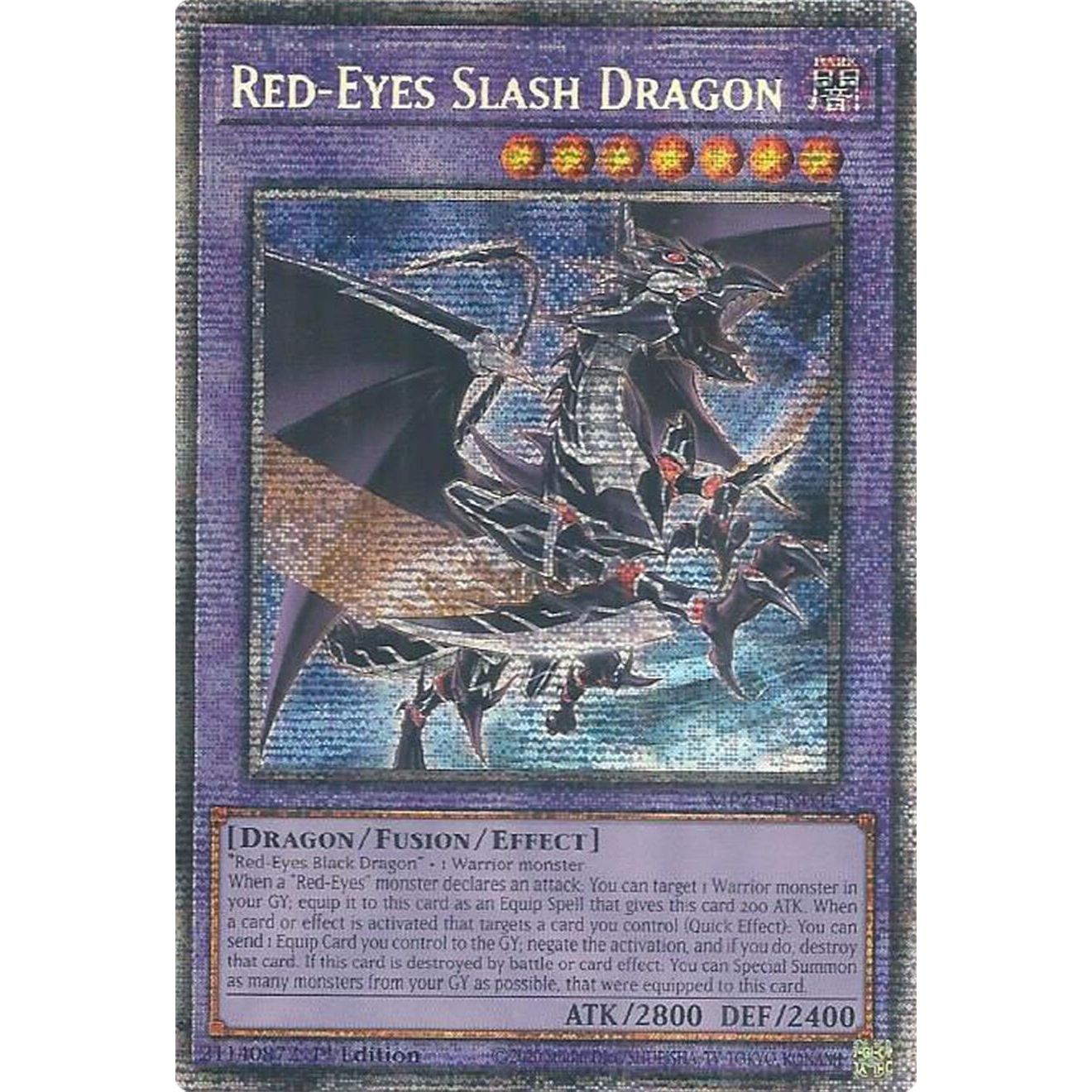 Image for Red-Eyes Slash Dragon (MP25-EN031) (MP25) - YuGiOh