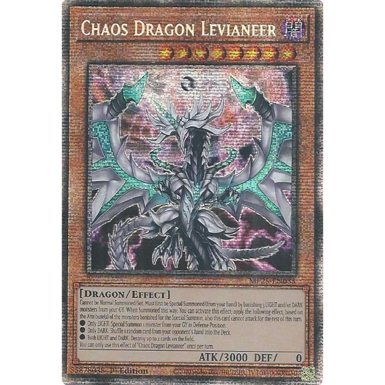 Image for Chaos Dragon Levianeer (MP25-EN035) (MP25) - YuGiOh