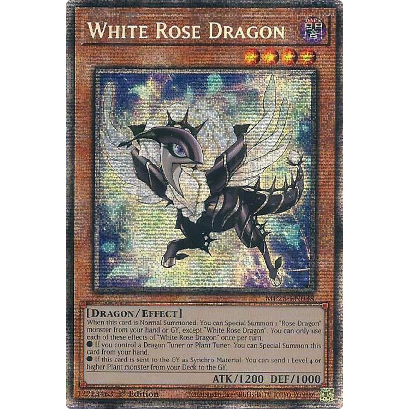 Image for White Rose Dragon (MP25-EN038) (MP25) - YuGiOh