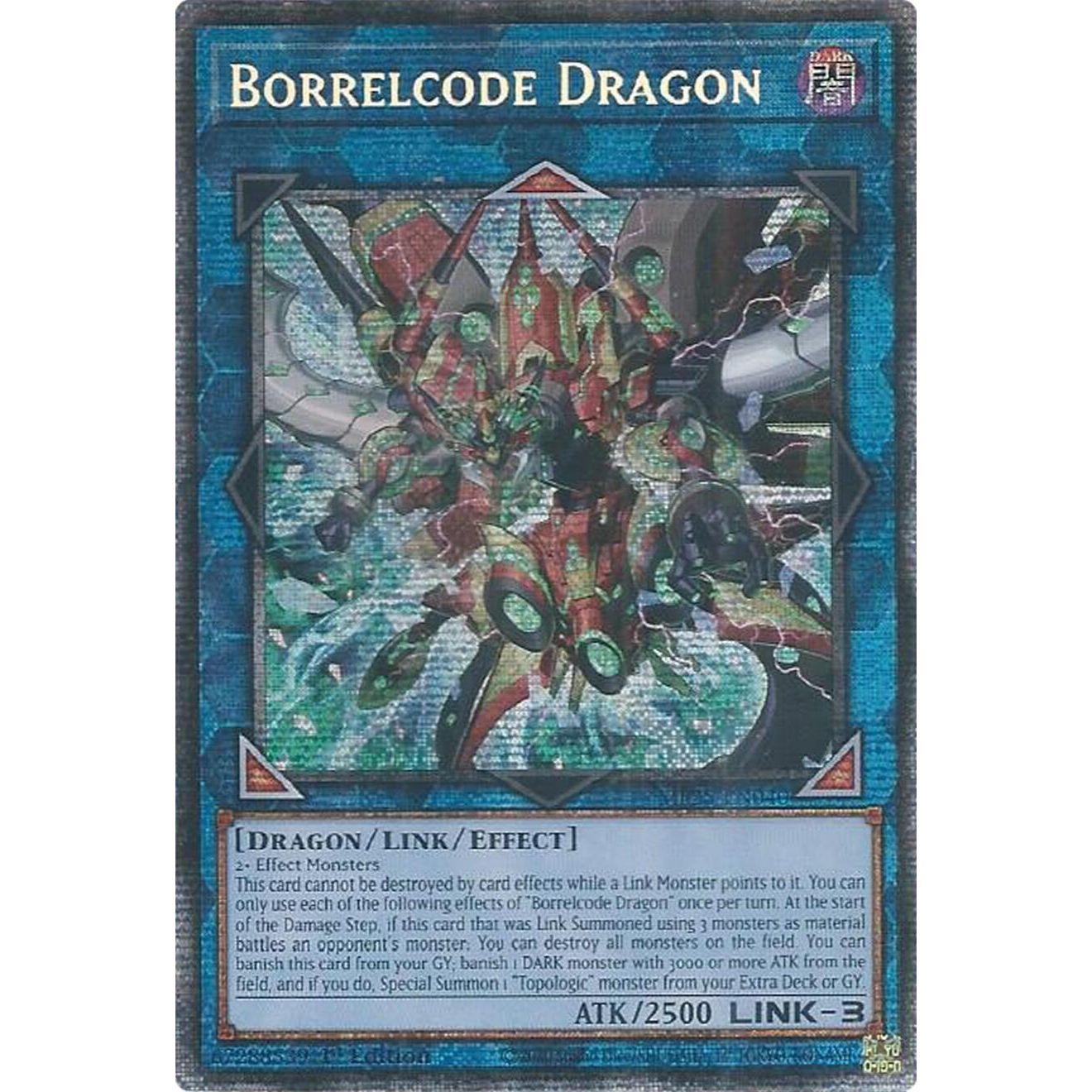 Image for Borrelcode Dragon (MP25-EN040) (MP25) - YuGiOh