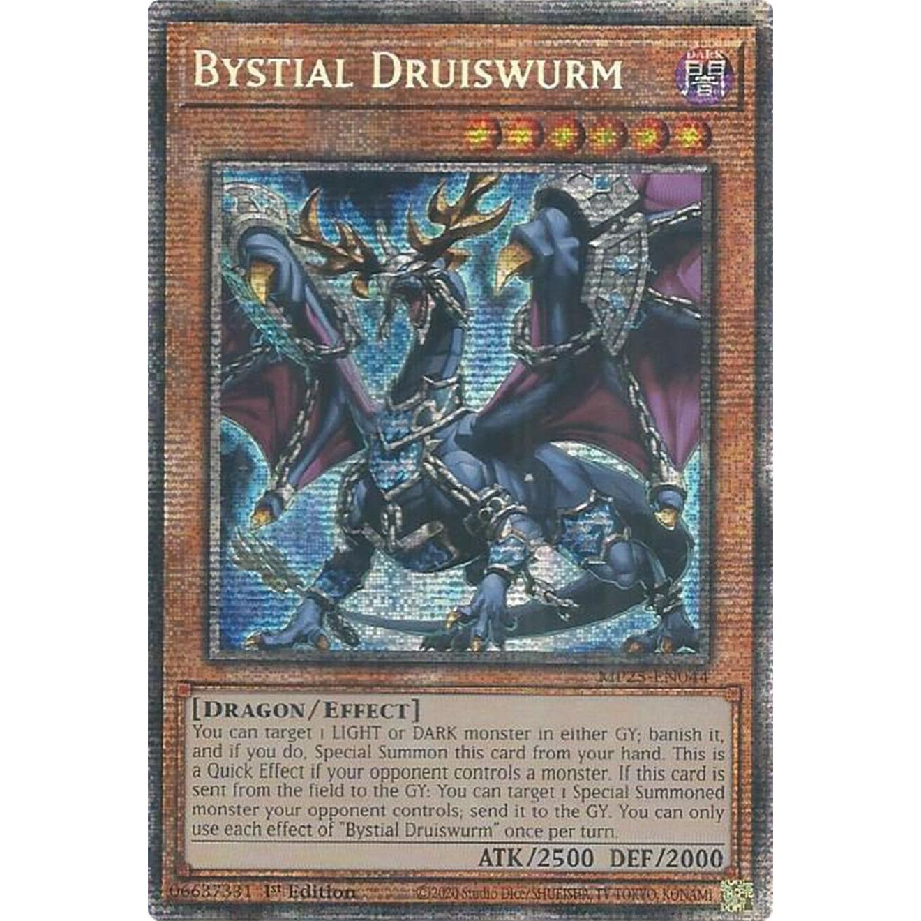 Image for Bystial Druiswurm (MP25-EN044) (MP25) - YuGiOh