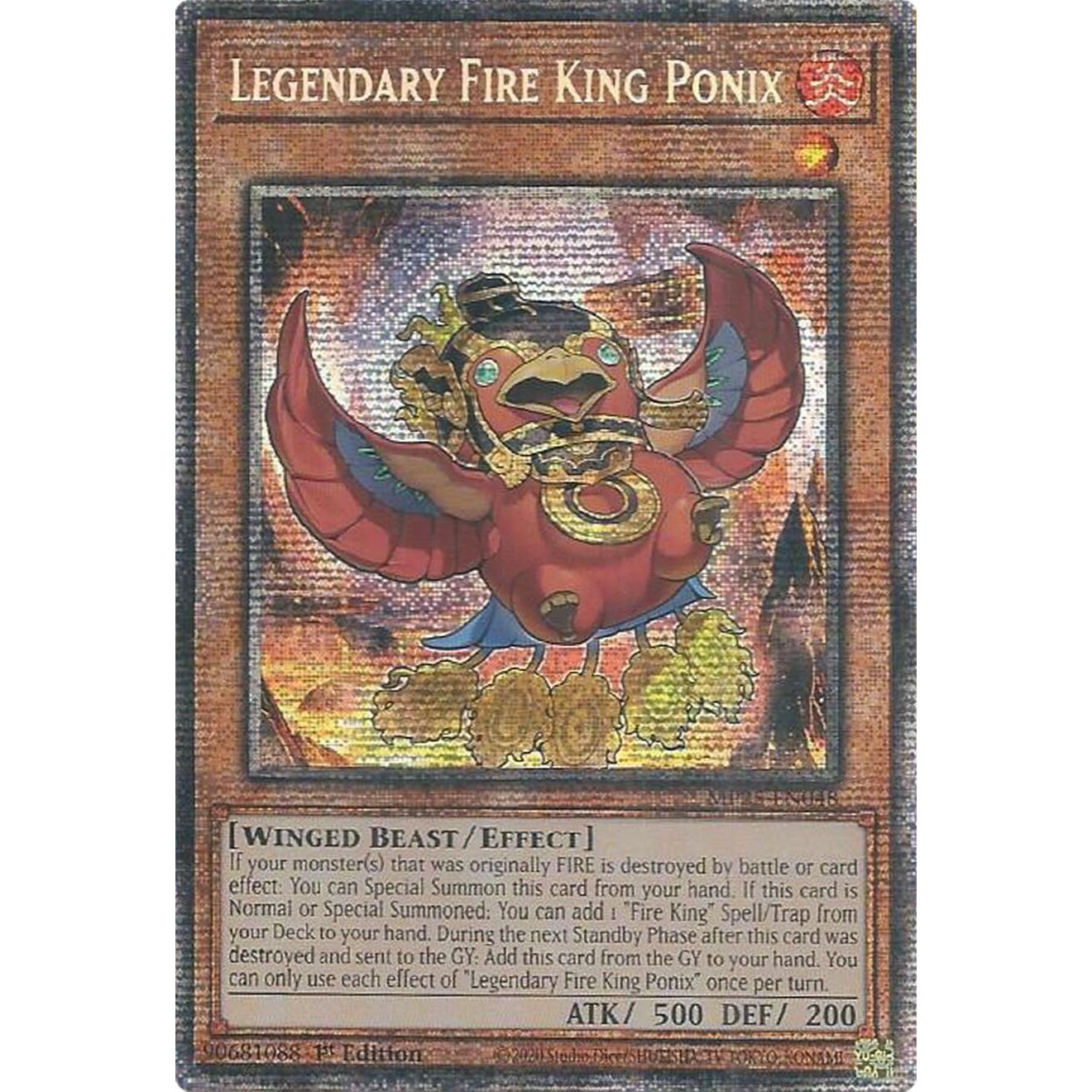 Image for Legendary Fire King Ponix (MP25-EN048) (MP25) - YuGiOh