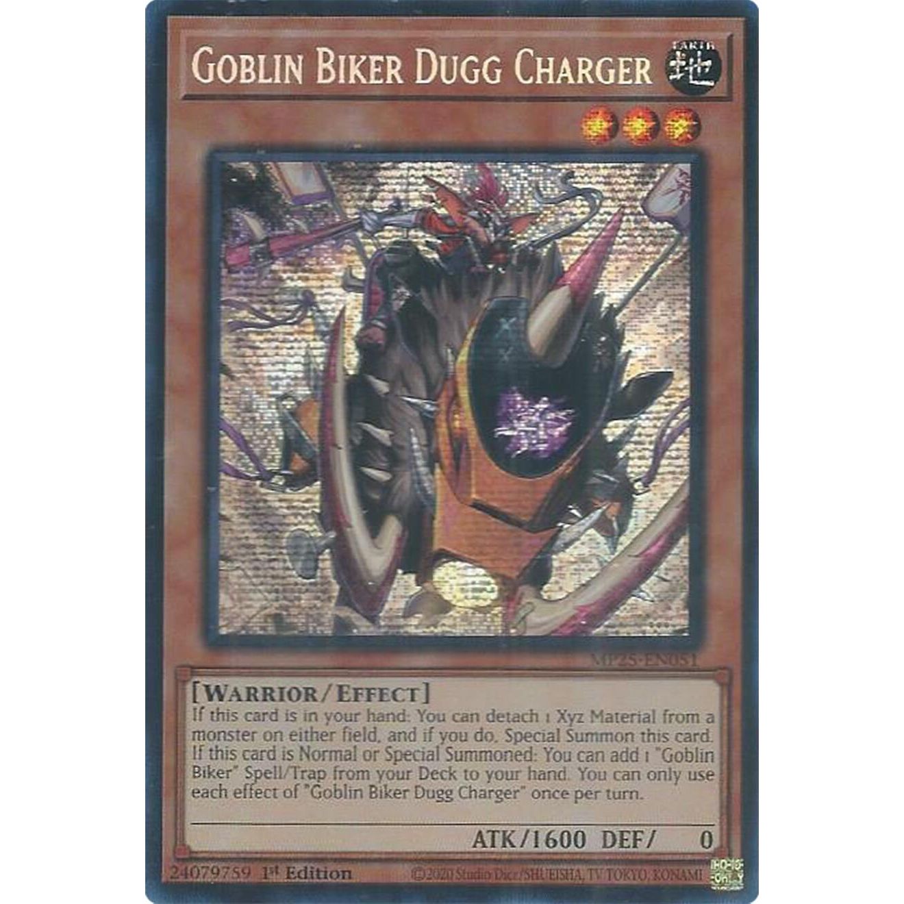 Image for Goblin Biker Dugg Charger (MP25-EN051) (MP25) - YuGiOh