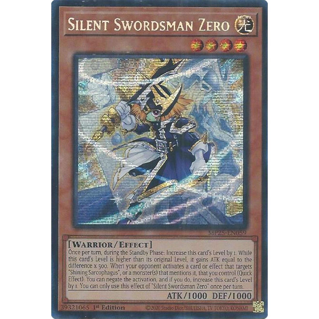 Image for Silent Swordsman Zero (MP25-EN059) (MP25) - YuGiOh