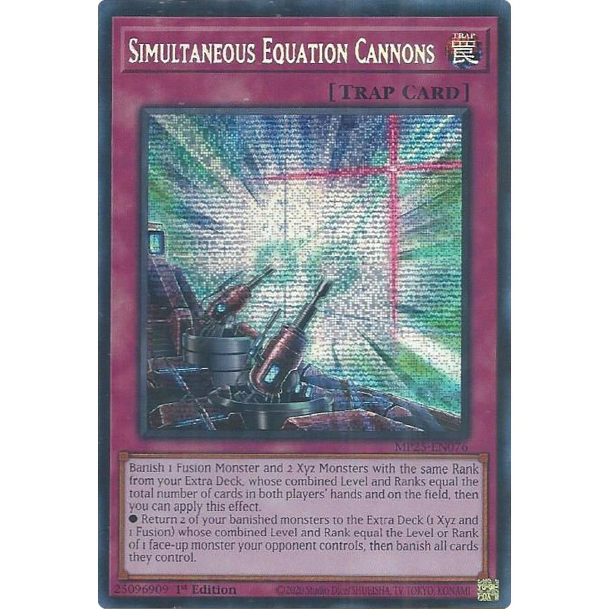 Image for Simultaneous Equation Cannons (MP25-EN076) (MP25) - YuGiOh