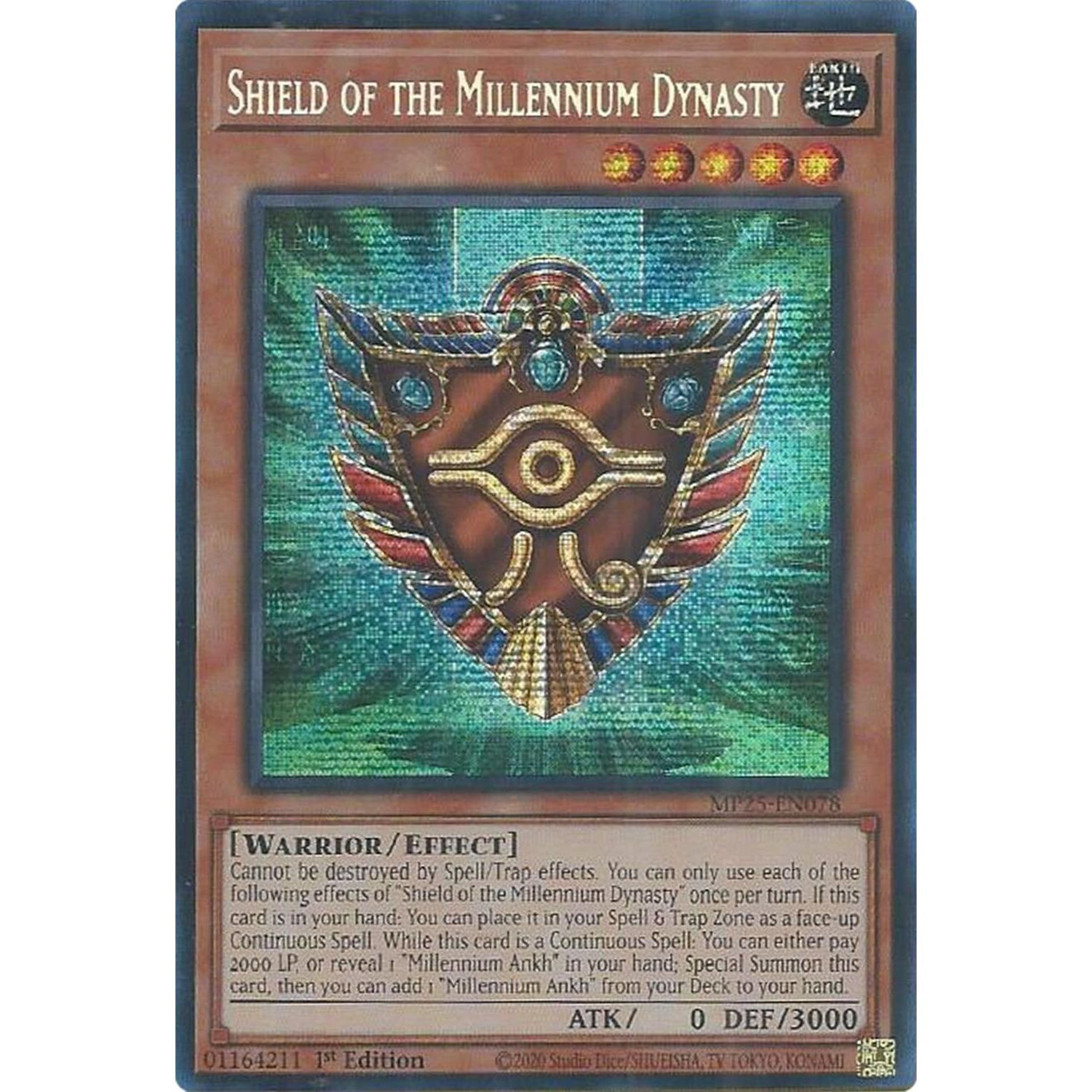 Image for Shield of the Millennium Dynasty (MP25-EN078) (MP25) - YuGiOh