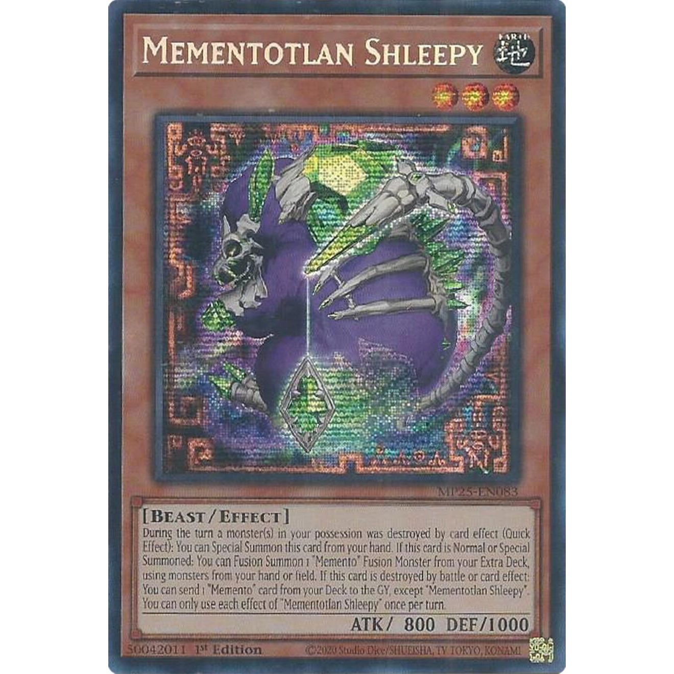 Image for Mementotlan Shleepy (MP25-EN083) (MP25) - YuGiOh
