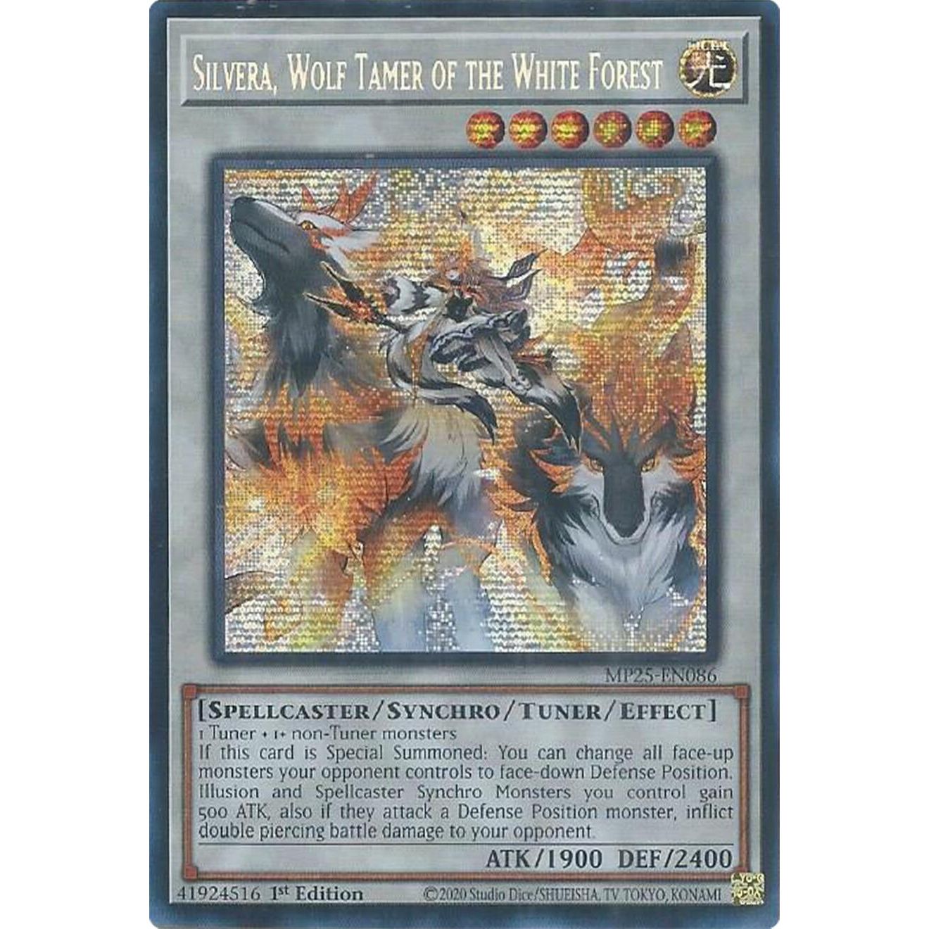 Image for Silvera, Wolf Tamer of the White Forest (MP25-EN086) (MP25) - YuGiOh