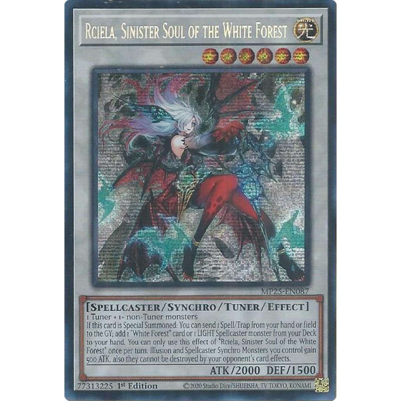 Image for Rciela, Sinister Soul of the White Forest (MP25-EN087) (MP25) - YuGiOh