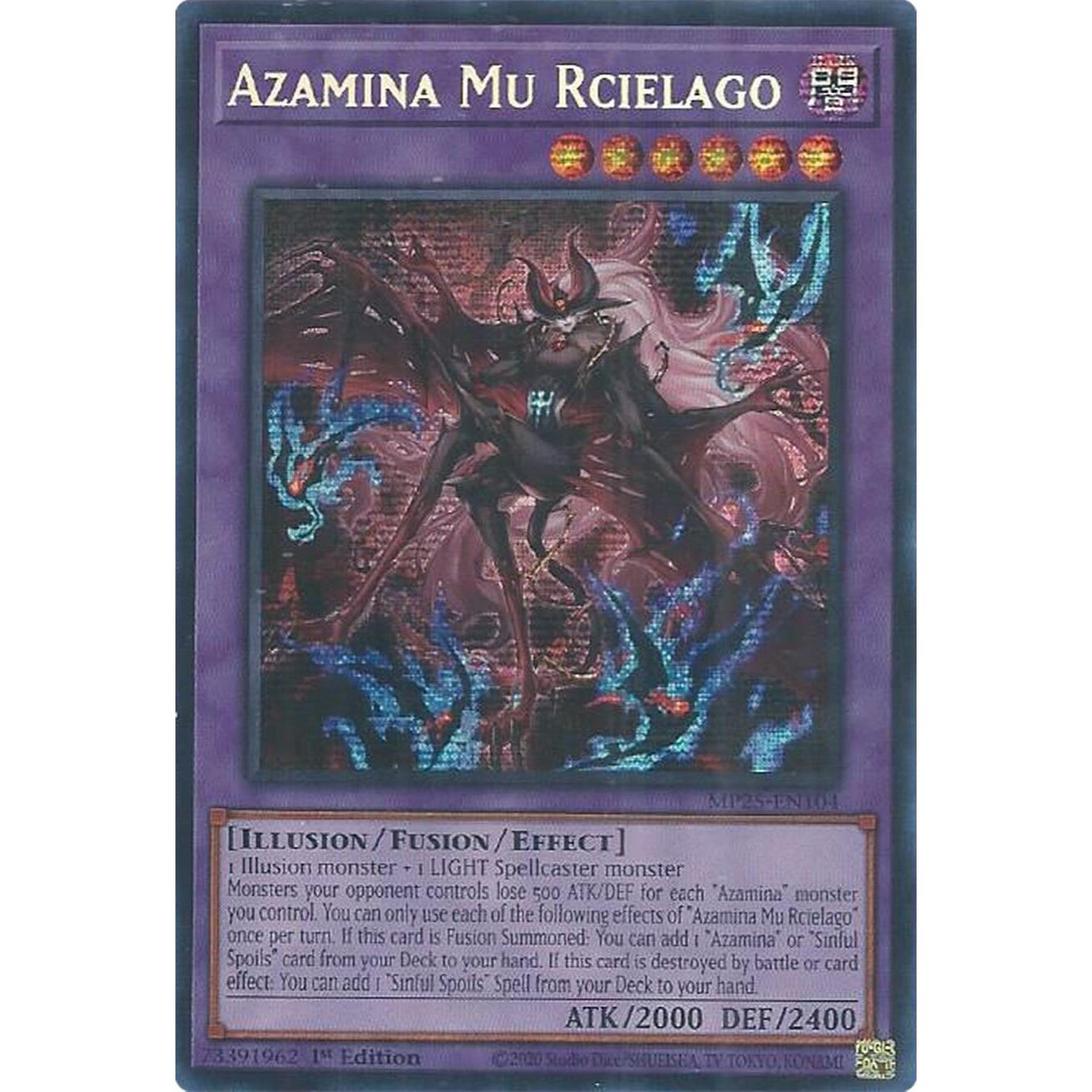 Image for Azamina Mu Rcielago (MP25-EN104) (MP25) - YuGiOh