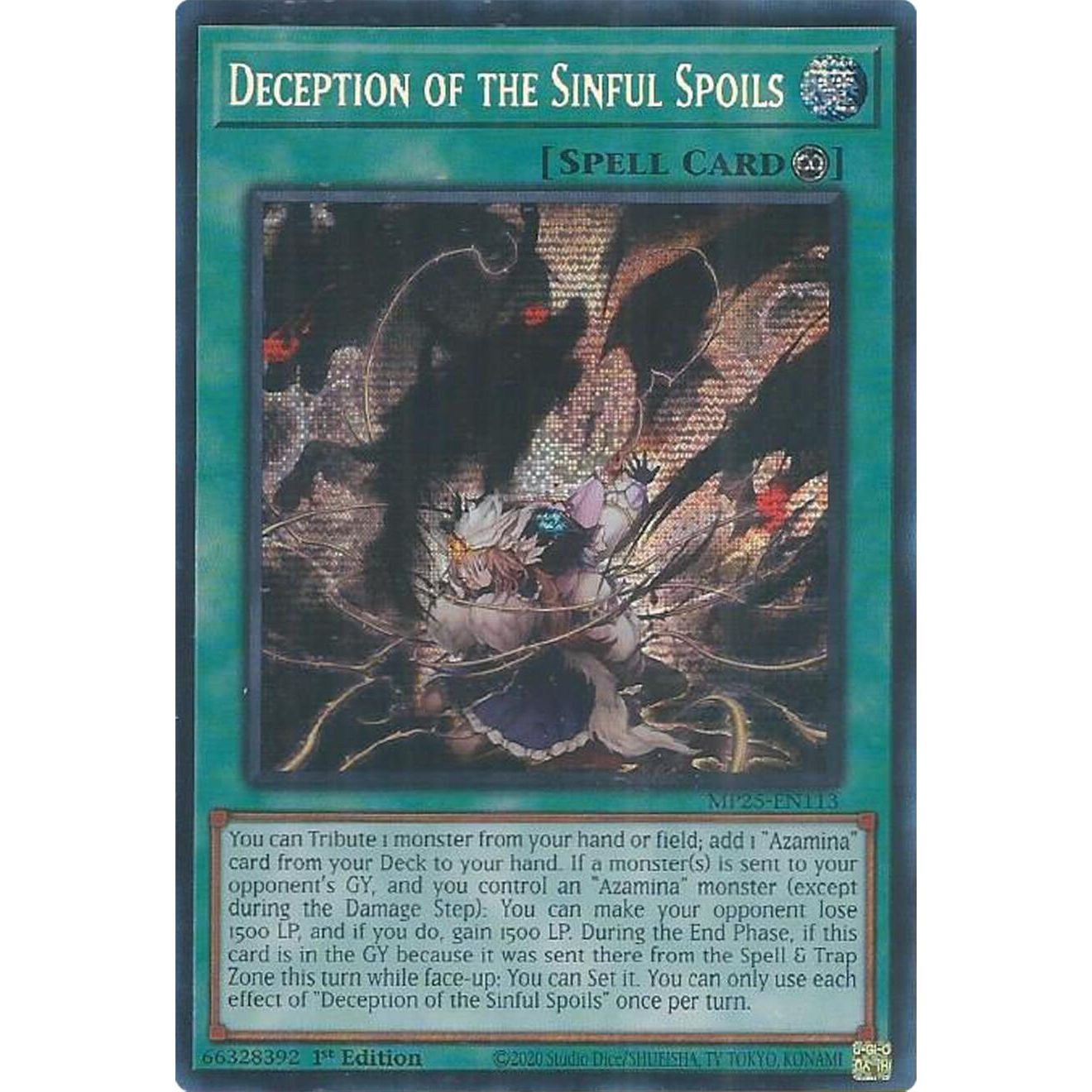 Image for Deception of the Sinful Spoils (MP25-EN113) (MP25) - YuGiOh