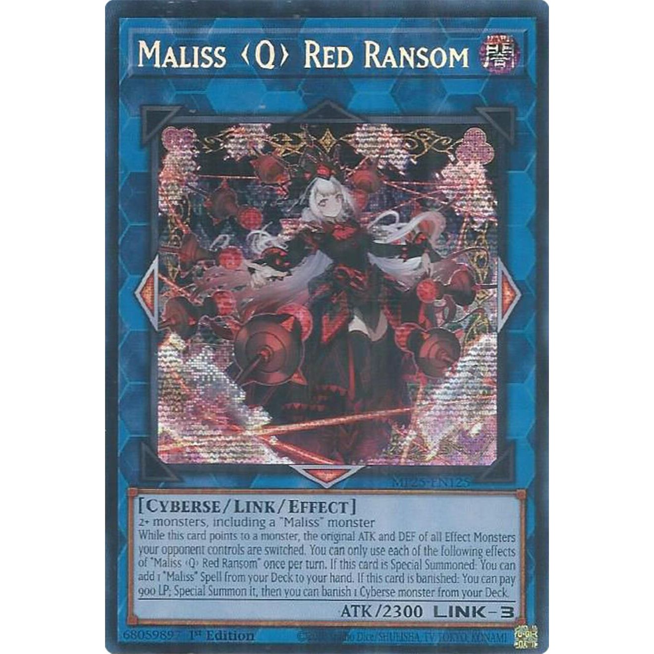 Image for Maliss Q Red Ransom (MP25-EN125) (MP25) - YuGiOh