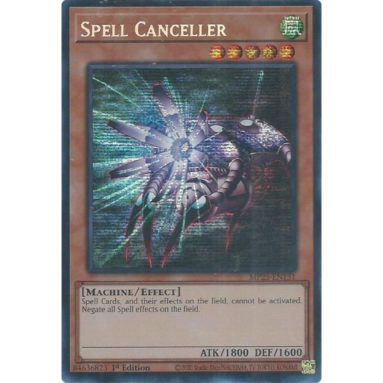 Image for Spell Canceller (MP25-EN131) (MP25) - YuGiOh