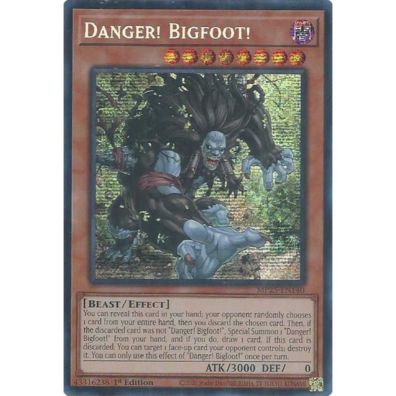 Image for Danger! Bigfoot! (MP25-EN140) (MP25) - YuGiOh