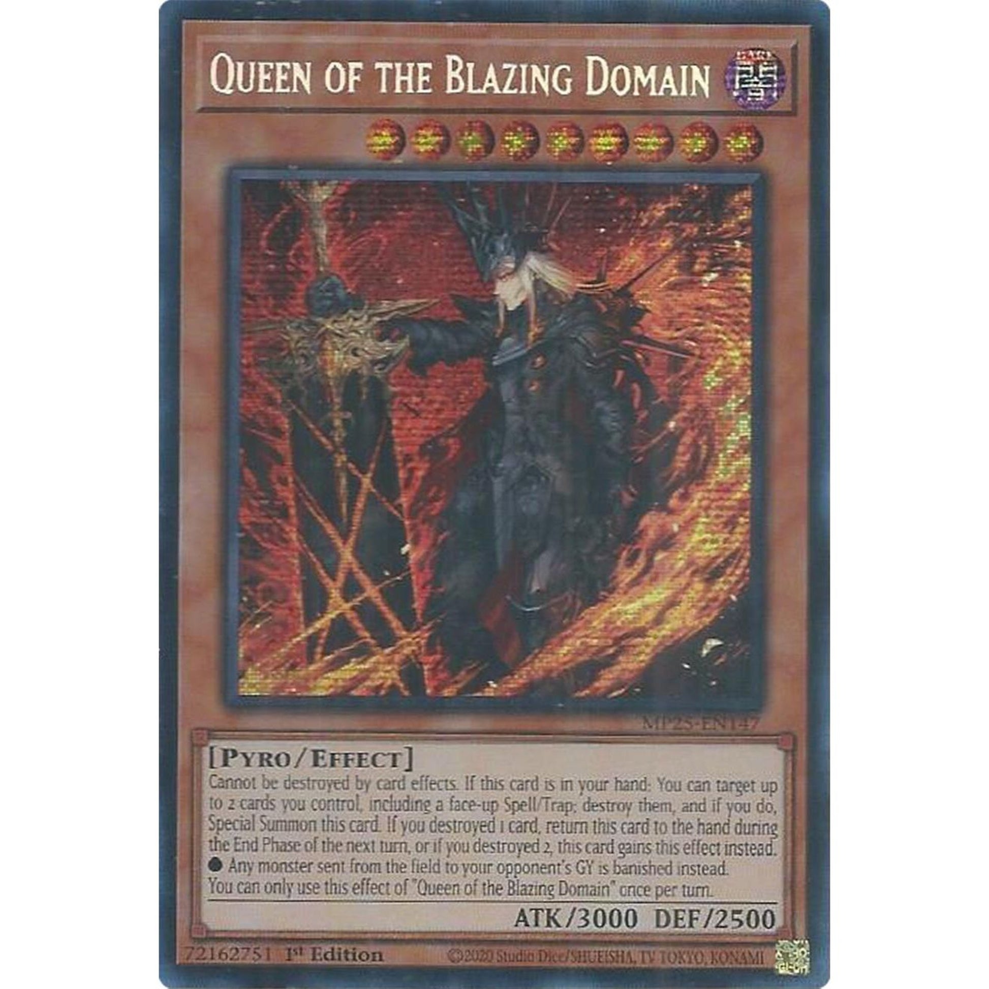 Image for Queen of the Blazing Domain (MP25-EN147) (MP25) - YuGiOh