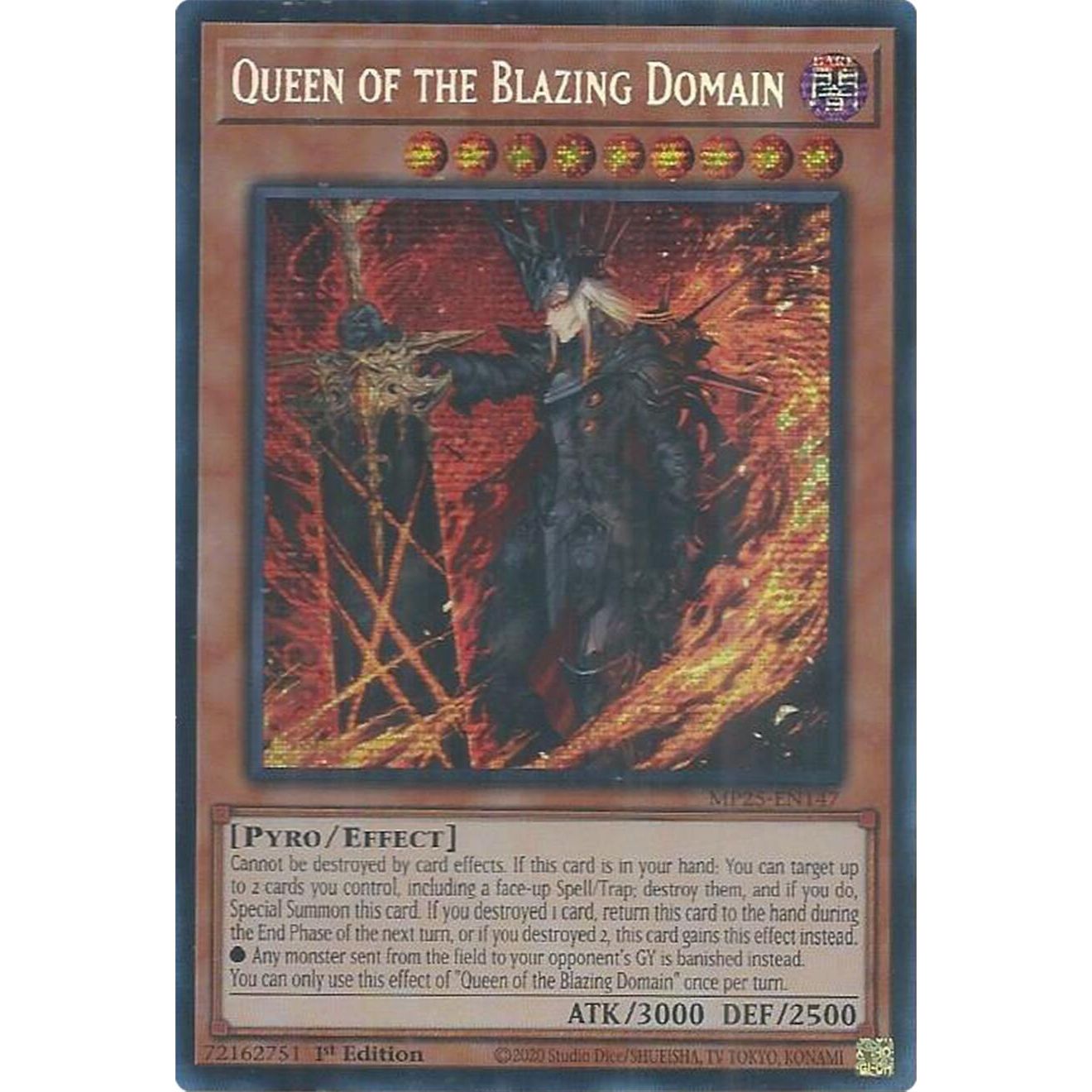 Image for Queen of the Blazing Domain (MP25-EN147) (MP25) - YuGiOh