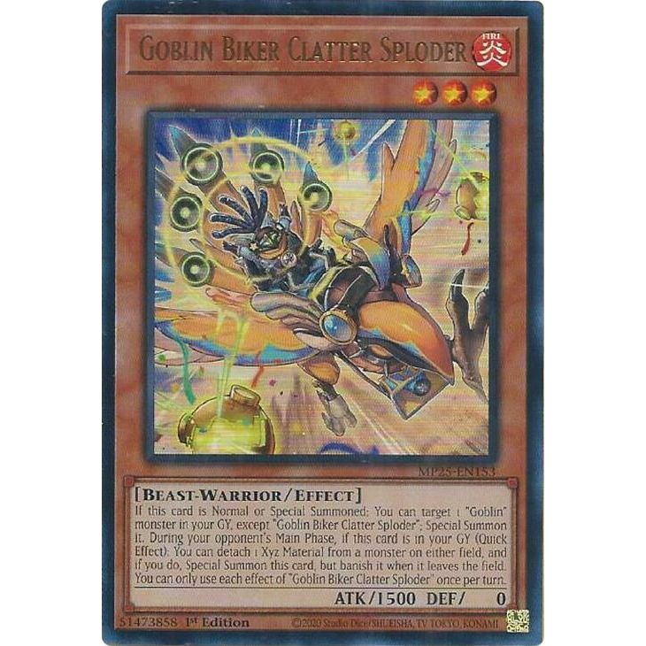 Image for Goblin Biker Clatter Sploder (MP25-EN153) (MP25) - YuGiOh