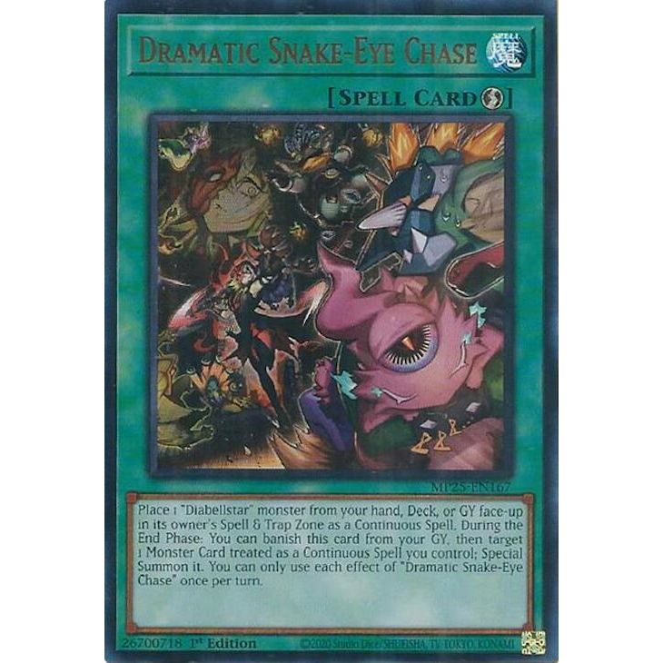 Image for Dramatic Snake-Eye Chase (MP25-EN167) (MP25) - YuGiOh