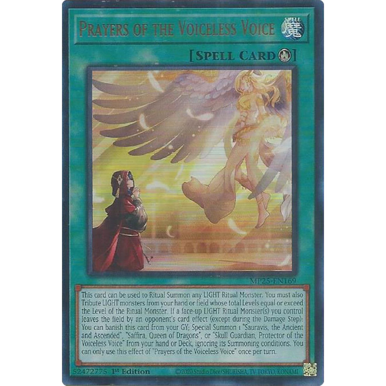 Image for Prayers of the Voiceless Voice (MP25-EN169) (MP25) - YuGiOh