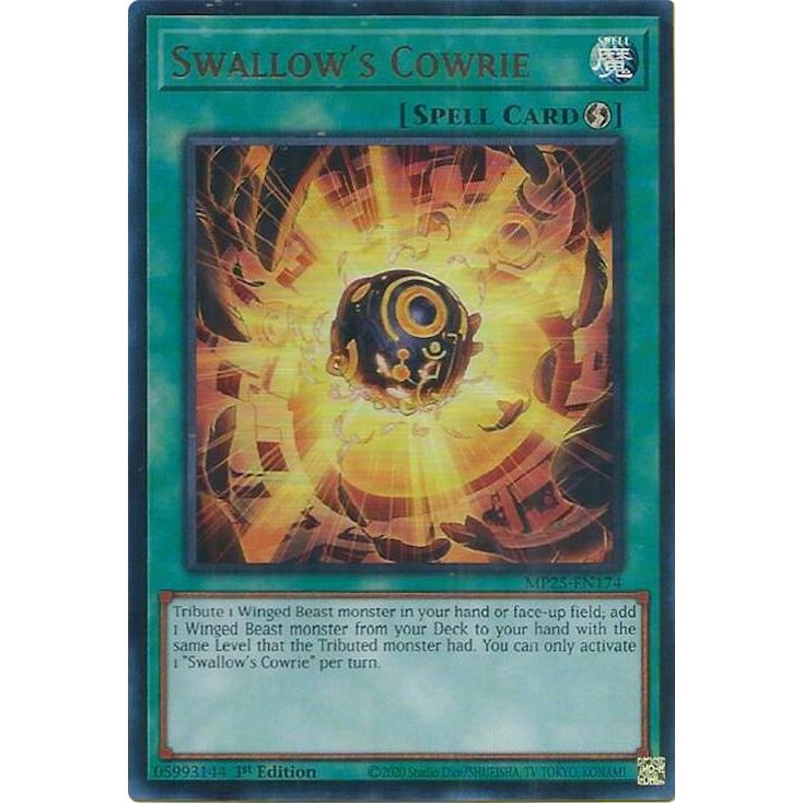 Image for Swallow's Cowrie (MP25-EN174) (MP25) - YuGiOh