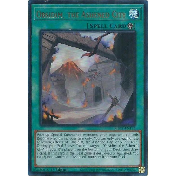 Image for Obsidim, the Ashened City (MP25-EN176) (MP25) - YuGiOh