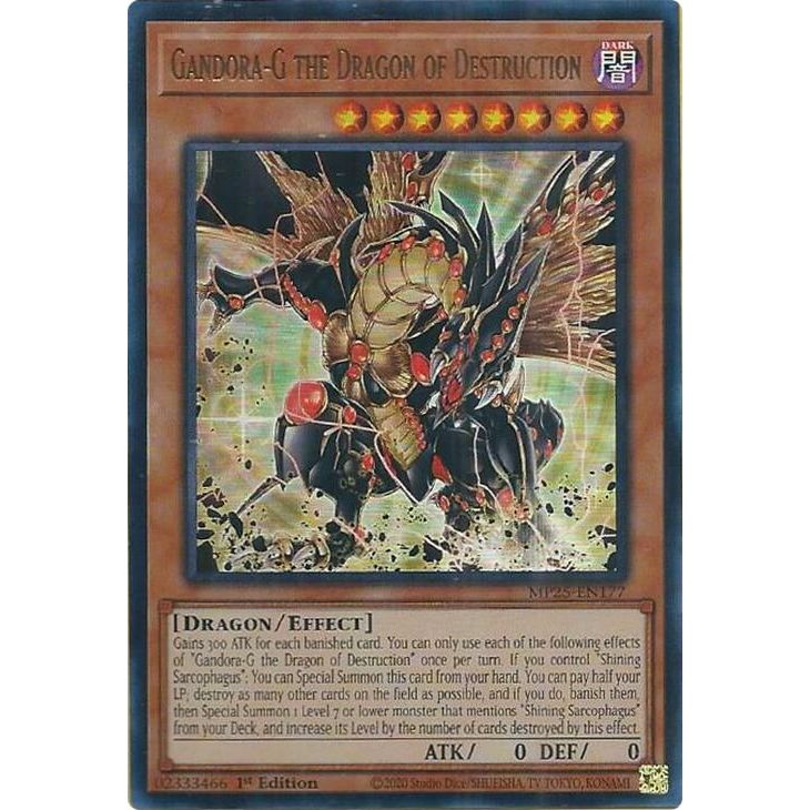 Image for Gandora-G the Dragon of Destruction (MP25-EN177) (MP25) - YuGiOh