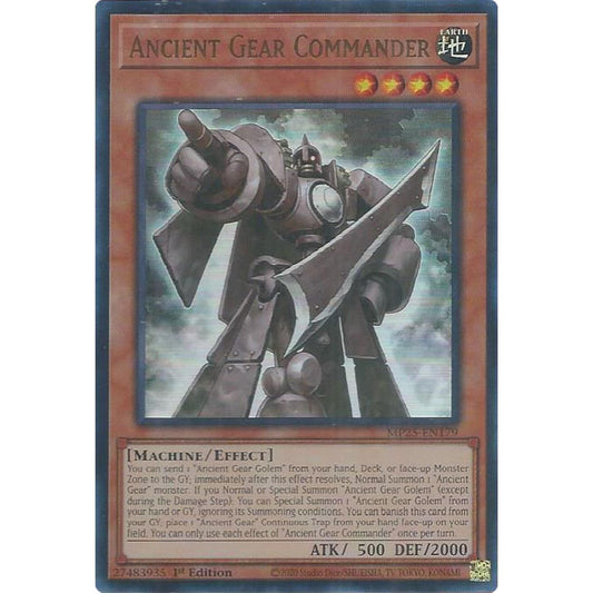Image for Ancient Gear Commander (MP25-EN179) (MP25) - YuGiOh