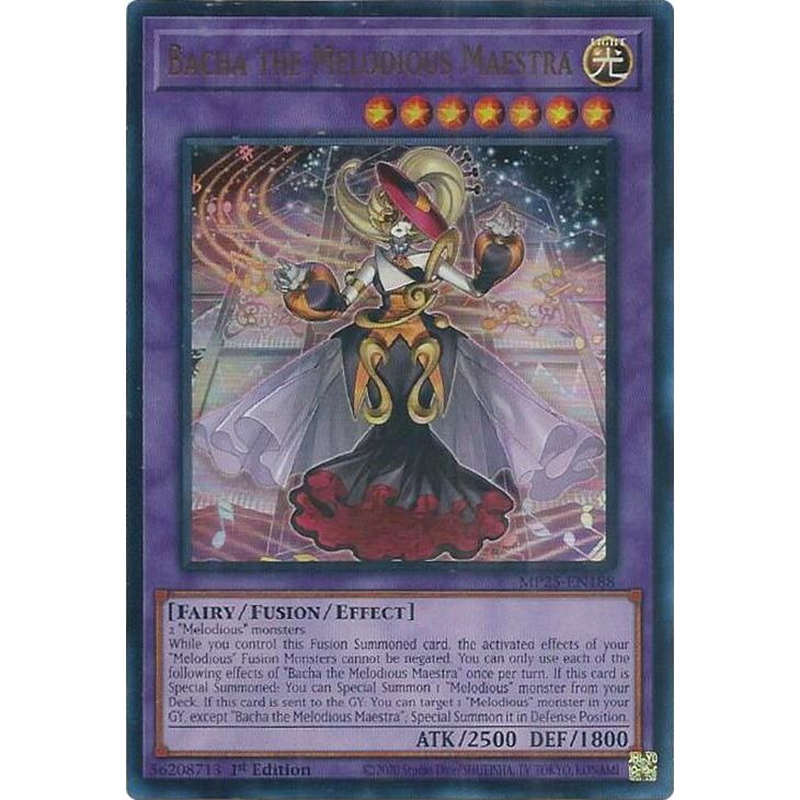 Image for Bacha the Melodious Maestra (MP25-EN188) (MP25) - YuGiOh