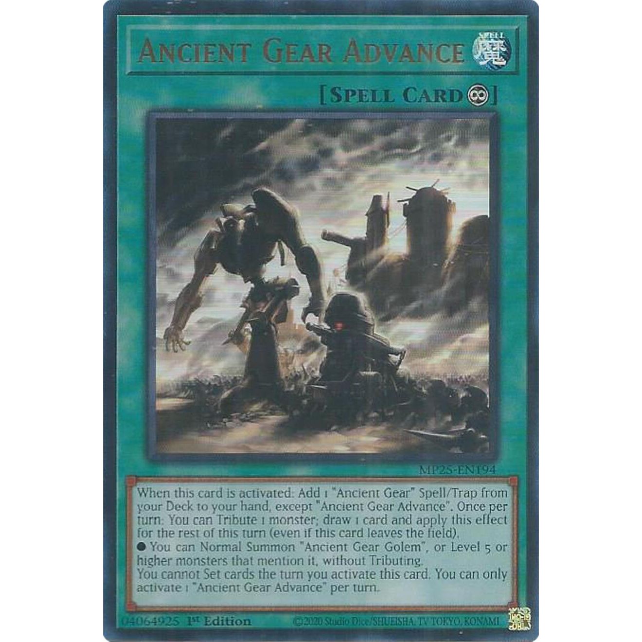 Image for Ancient Gear Advance (MP25-EN194) (MP25) - YuGiOh