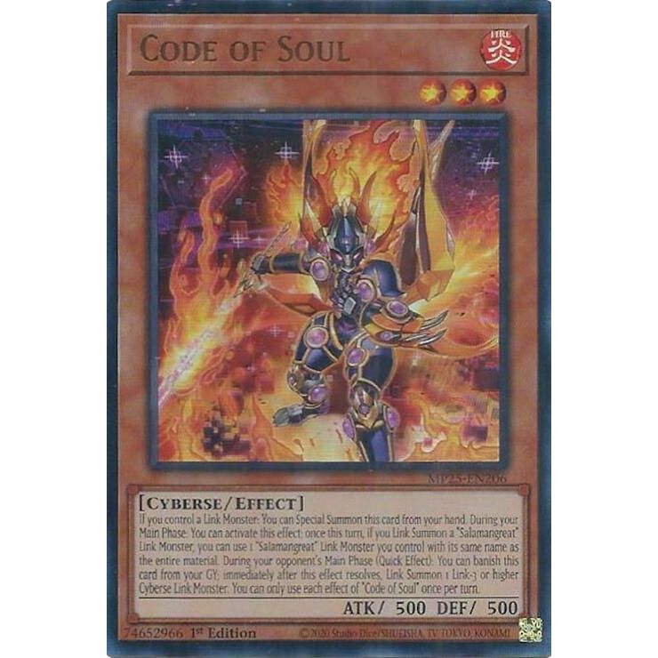 Image for Code of Soul (MP25-EN206) (MP25) - YuGiOh