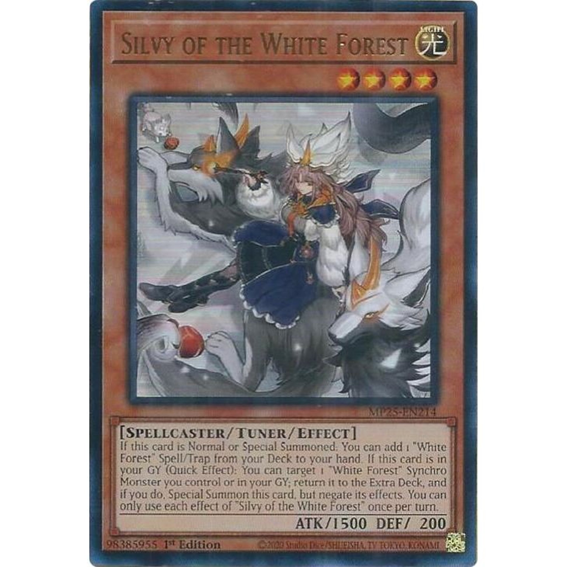 Image for Silvy of the White Forest (MP25-EN214) (MP25) - YuGiOh
