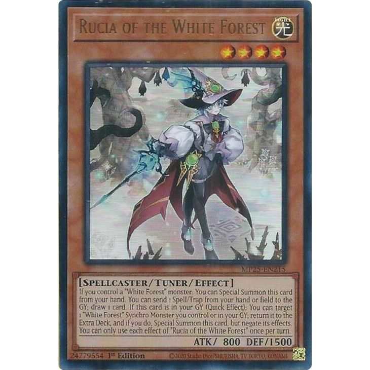Image for Rucia of the White Forest (MP25-EN215) (MP25) - YuGiOh