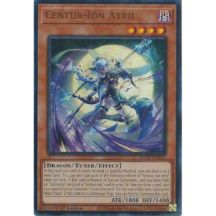 Image for Centur-Ion Atrii (MP25-EN216) (MP25) - YuGiOh
