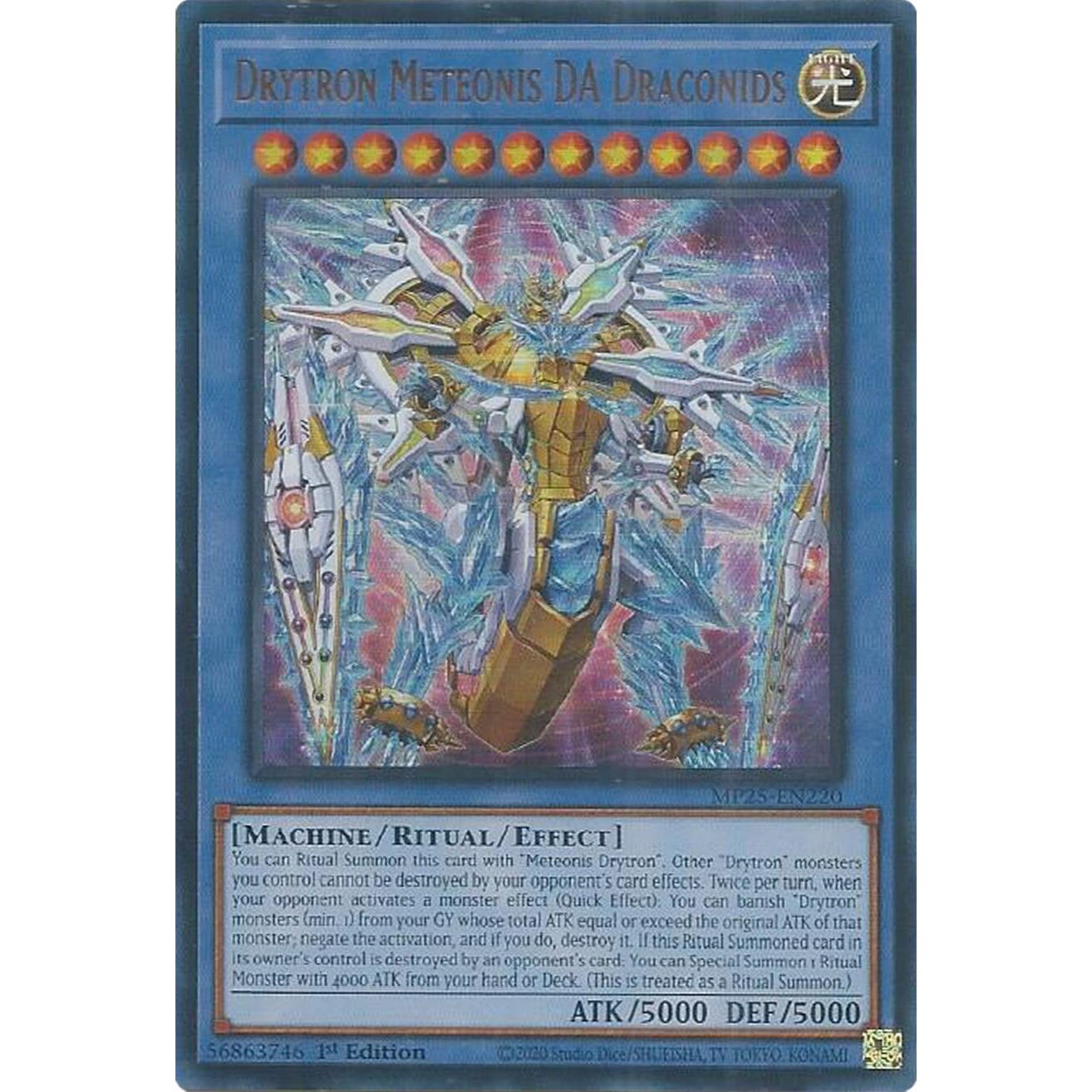 Image for Drytron Meteonis DA Draconids (MP25-EN220) (MP25) - YuGiOh