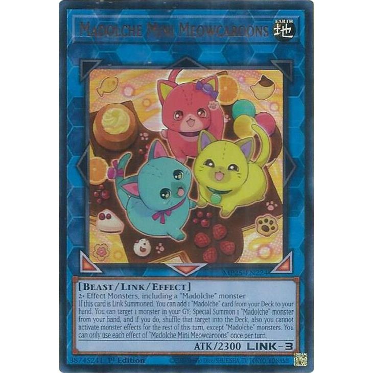 Image for Madolche Mini Meowcaroons (MP25-EN224) (MP25) - YuGiOh