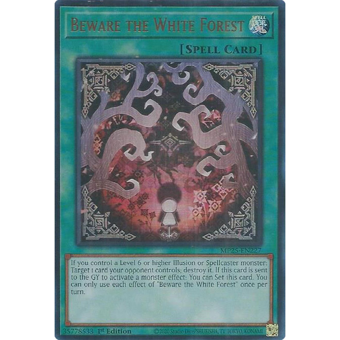 Image for Beware the White Forest (MP25-EN227) (MP25) - YuGiOh