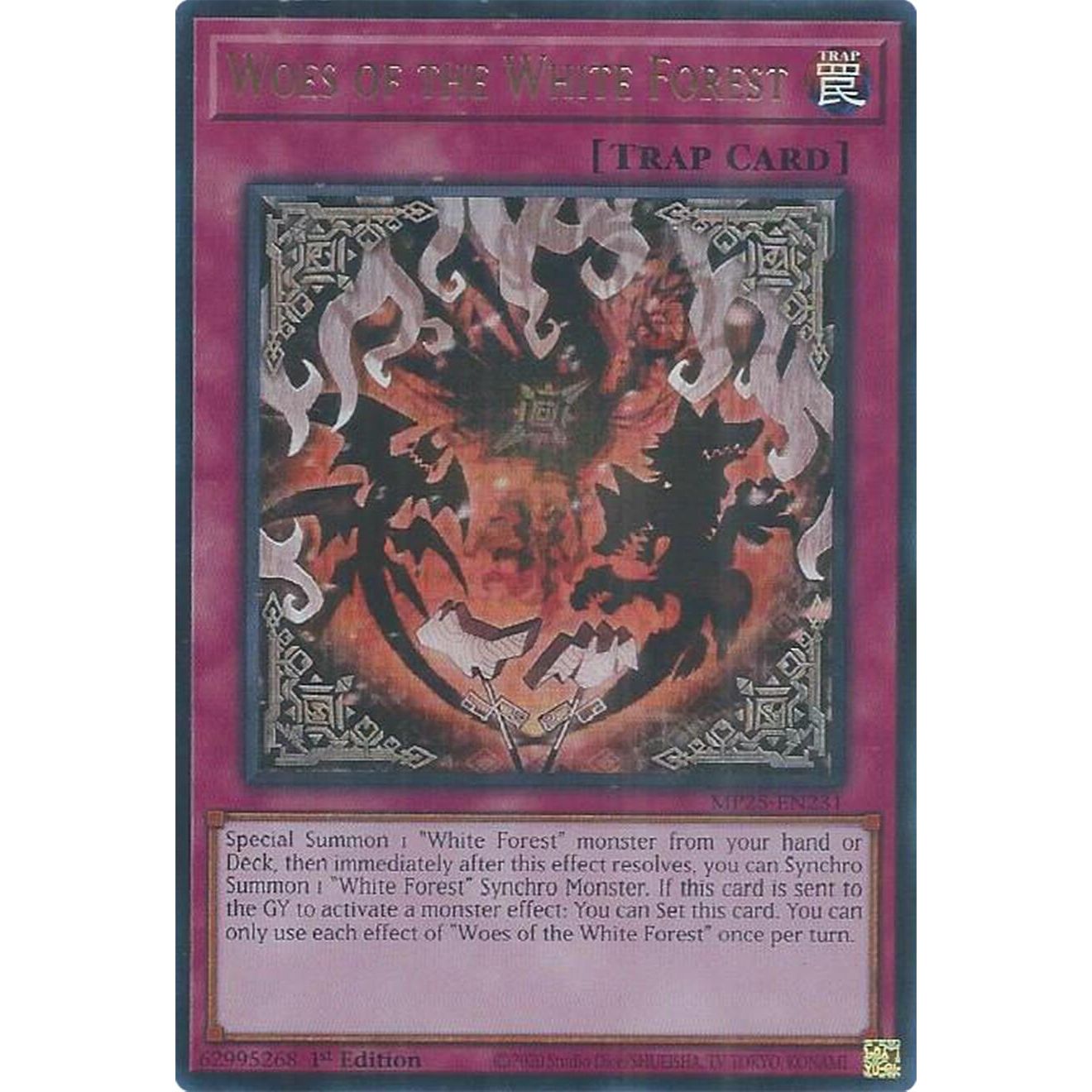 Image for Woes of the White Forest (MP25-EN231) (MP25) - YuGiOh