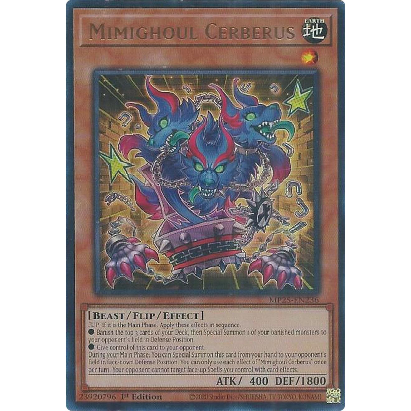 Image for Mimighoul Cerberus (MP25-EN236) (MP25) - YuGiOh